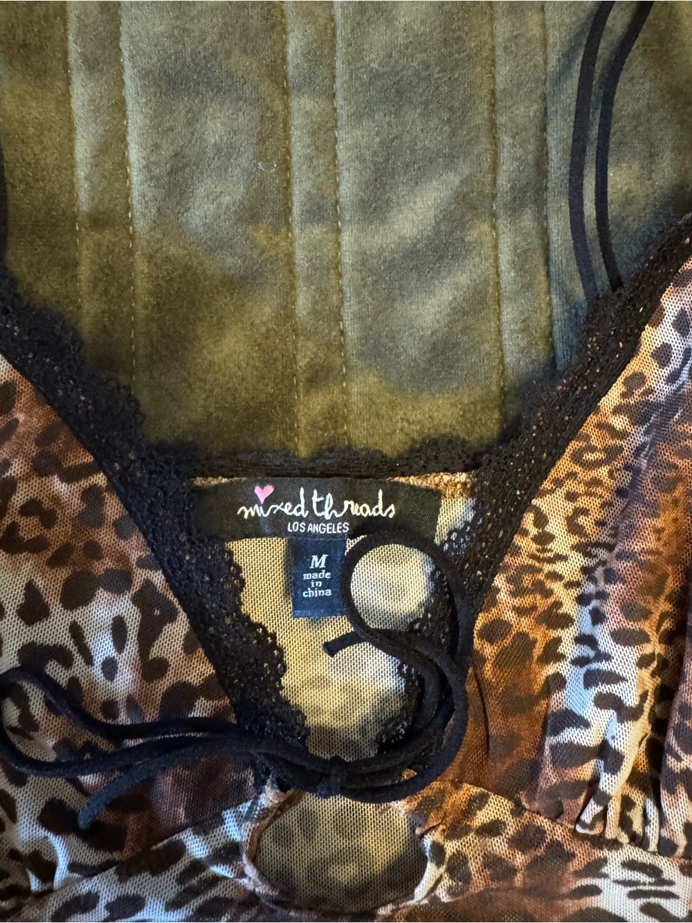 Women’s Leopard Print Sleep Chemise - Brown/Black
